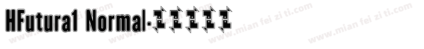 HFutura1 Normal字体转换